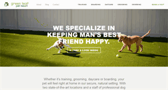 Desktop Screenshot of greenleafpetresort.com